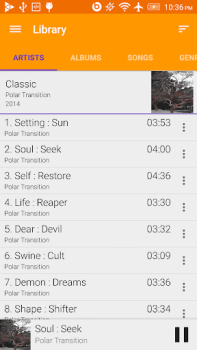Baixar GoneMAD Music Player (Trial) Música e áudio para Android captura de tela 4