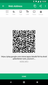 Baixar QR Droid Code Scanner Emprego para Android captura de tela 5