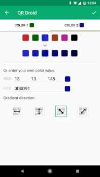 Baixar QR Droid Code Scanner Emprego para Android captura de tela 6