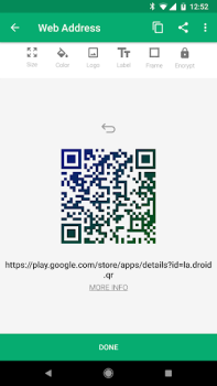 Baixar QR Droid Code Scanner Emprego para Android captura de tela 7
