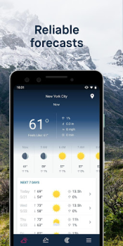 Baixar WeatherPro: Forecast & Radar Clima para Android captura de tela 2