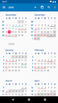 Baixar aCalendar - your calendar Emprego para Android captura de tela 5