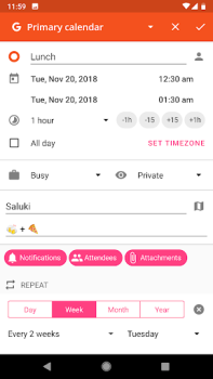 Baixar aCalendar - your calendar Emprego para Android captura de tela 6