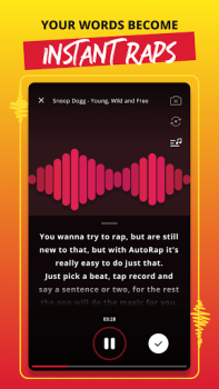 Baixar AutoRap by Smule Música e áudio para Android captura de tela 3