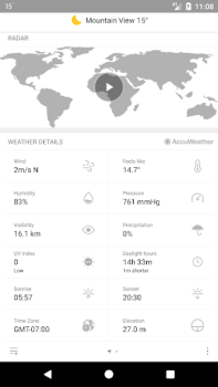 Baixar Weather Mate (Weather M8) Clima para Android captura de tela 4