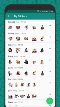 Baixar Wemoji - WhatsApp Sticker Make Contato para Android captura de tela 6