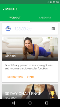Baixar 7 Minutos Treino Saúde e Bem-estar para Android captura de tela 2