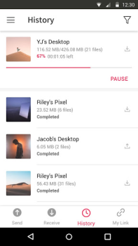 Baixar Send Anywhere (File Transfer) Emprego para Android captura de tela 4