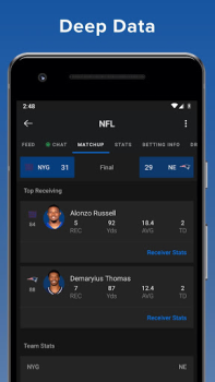 Baixar theScore: Sports News & Scores Esporte para Android captura de tela 3