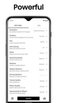 Baixar GFX Tool: Launcher & Optimizer Ferramentas para Android captura de tela 2