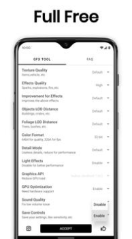 Baixar GFX Tool: Launcher & Optimizer Ferramentas para Android captura de tela 3