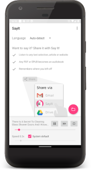 Baixar SayIt: Ler com ouvidos Ferramentas para Android captura de tela 4