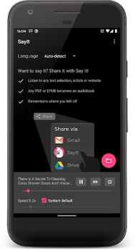 Baixar SayIt: Ler com ouvidos Ferramentas para Android captura de tela 5