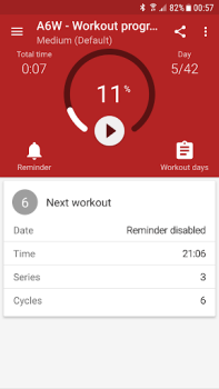 Baixar Treino de abdominais A6W Saúde e Bem-estar para Android captura de tela 3