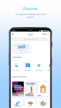 Baixar Inshorts - News in 60 words Notícias e Revistas para Android captura de tela 5