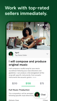 Baixar Fiverr - Serviços Freelance Negócios para Android captura de tela 2