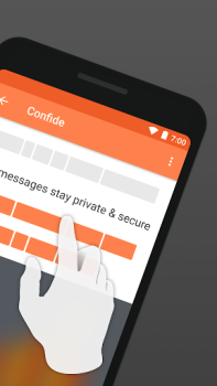 Baixar Confide — mensagens privadas Contato para Android captura de tela 2