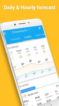 Baixar Amber Previsão Extensiva Clima para Android captura de tela 3