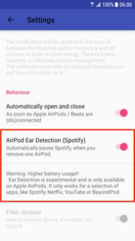 Baixar AirBattery Música e áudio para Android captura de tela 5
