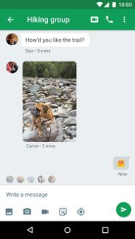 Baixar Hangouts Contato para Android captura de tela 2