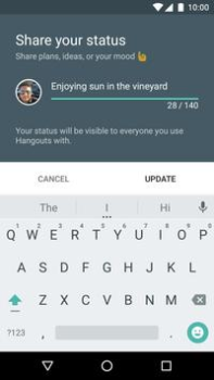 Baixar Hangouts Contato para Android captura de tela 6