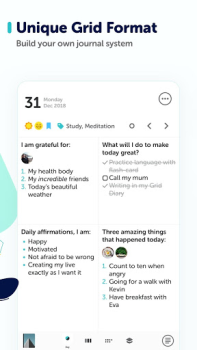 Baixar Grid Diary - Journal, Planner Estilo de vida para Android captura de tela 3