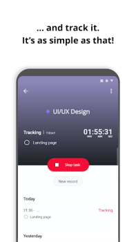 Baixar Boosted Time Tracker Emprego para Android captura de tela 4