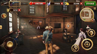 Baixar Pistoleiro Oeste - West Gunner Jogos de ação para Android captura de tela 5