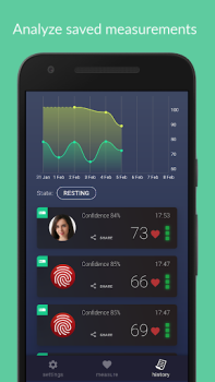 Baixar Пульс по лицу – пульсометр Fac Saúde e Bem-estar para Android captura de tela 3