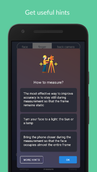 Baixar Пульс по лицу – пульсометр Fac Saúde e Bem-estar para Android captura de tela 4