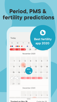 Baixar Calendário Menstrual Clue Saúde e Bem-estar para Android captura de tela 3