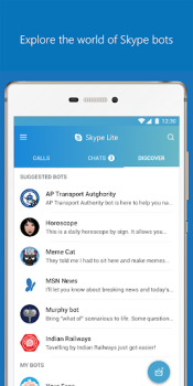 Baixar Skype Lite Contato para Android captura de tela 7