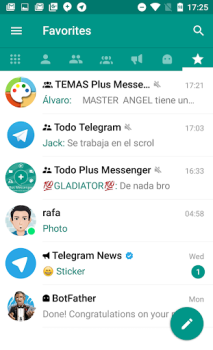 Baixar Plus Messenger Contato para Android captura de tela 3