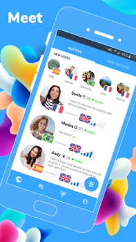 Baixar Speaky: Intercâmbio de Línguas Educação para Android captura de tela 2