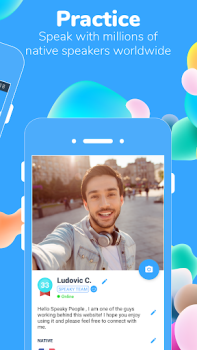 Baixar Speaky: Intercâmbio de Línguas Educação para Android captura de tela 3