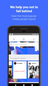 Baixar Reposter para Instagram: Baixa Social para Android captura de tela 5