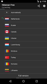 Baixar Hideman Free VPN Ferramentas para Android captura de tela 2