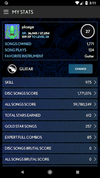 Baixar Rock Band Companion Música para Android captura de tela 4