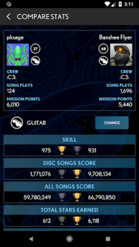 Baixar Rock Band Companion Música para Android captura de tela 5