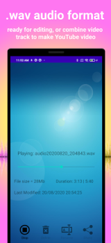 Baixar Earbuds Voice Recorder Música e áudio para Android captura de tela 3