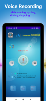 Baixar Earbuds Voice Recorder Música e áudio para Android captura de tela 5