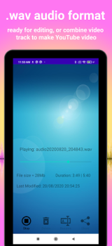 Baixar Earbuds Voice Recorder Música e áudio para Android captura de tela 7