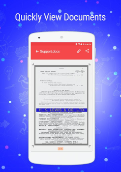 Baixar Docx Viewer Emprego para Android captura de tela 5