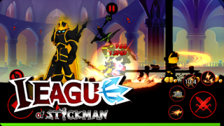 Baixar League of Stickman Free- Shado Jogos de ação para Android captura de tela 5