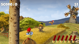 Baixar Moorhuhn - Crazy Chicken Remak Arcade para Android captura de tela 3