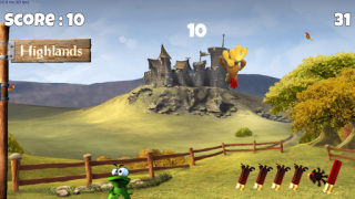 Baixar Moorhuhn - Crazy Chicken Remak Arcade para Android captura de tela 4