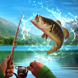 Logotipo Fishing Baron - realistic fishing game