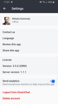 Baixar SmartChat Contato para Android captura de tela 3