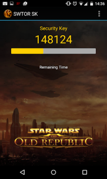 Baixar The Old Republic™ Security Key Ferramentas para Android captura de tela 2