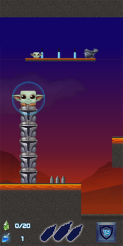 Baixar Baby Yoda: New Cyber Casual Adventures Aventura para Android captura de tela 6